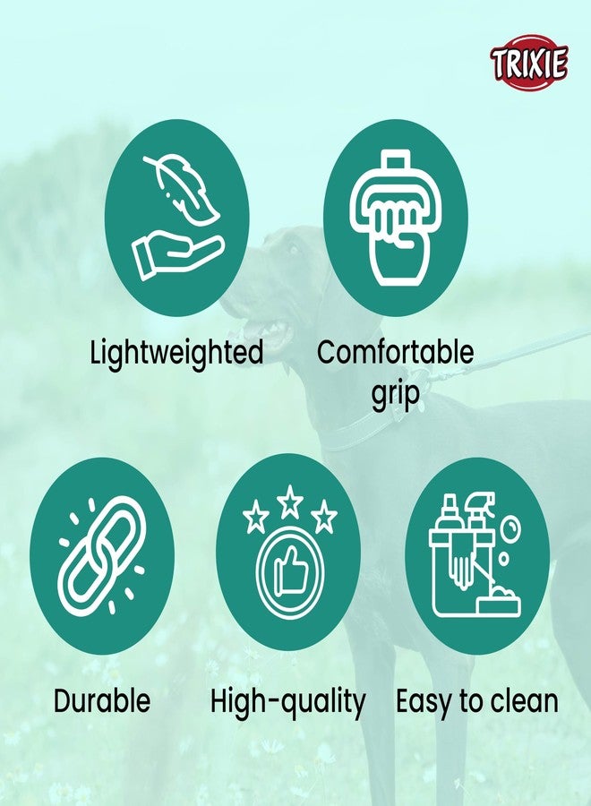 تريكسي، مقود قصير فاخر للكلاب مع حلقة يد مبطنة، يناسب: M-XL، 20 كجم أو أكثر (بودل، بولدوغ، لابرادور، هاسكي) الكلاب، 37 سم/25 مم (ML، أوشن) - Image 3